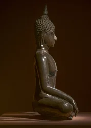 Maravijaya Bouddha. Thaïlande. Seconde moitié du 15e siècle. Sculpture