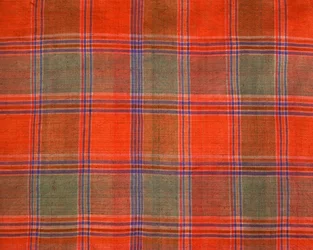 Tissu à motif écossais, Surin, Thaïlande