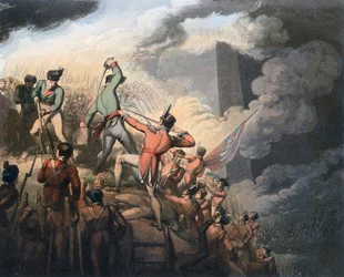 Bataille de Badajoz, Espagne, 6 avril 1812