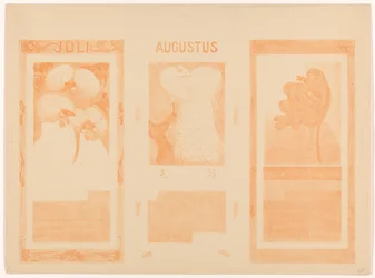 Calendriers pour juillet, août et novembre 1910