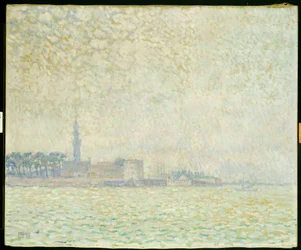 Vue de Veere, matin brumeux, 1906
