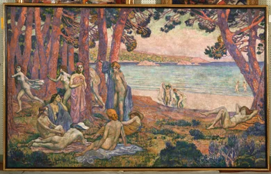 Baigneurs près de la mer, 1907-08