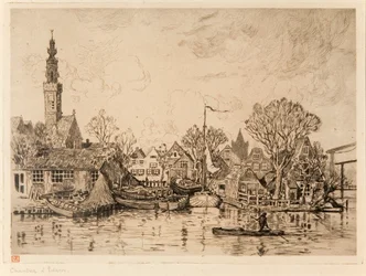 Chantier naval à Edam (Pays-Bas)