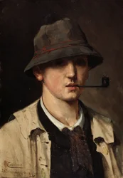 Autoportrait, vers 1880 (huile sur toile)