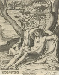 Vénus endormie et Cupidon