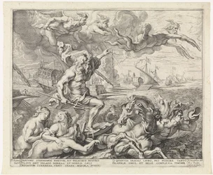Le voyage de Barcelone à Gênes; entrée de Ferdinand à Anvers en 1635 (n° 7)