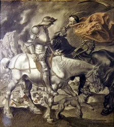 Chevalier approché par la Mort