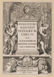 Page de titre pour Agostino Mascardi, Silvarium Libri IV