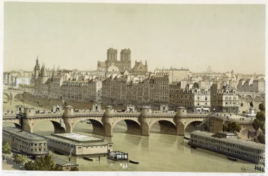 Île de la Cité et le Pont Neuf à Paris