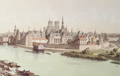 Île de la Cité en 1530