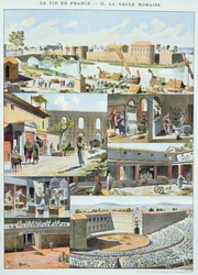 Scènes de la vie quotidienne à Paris pendant la période de l