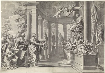 Représentation allégorique : le temple de la sagesse (Sapienta)