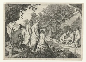 Diane découvre la grossesse de Callisto (Métamorphoses d