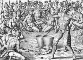 Cérémonie indienne Timucua
