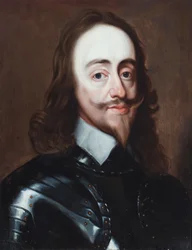 Portrait de Charles Ier (huile sur panneau)