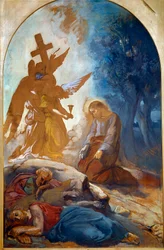 Jésus dans le jardin des oliviers