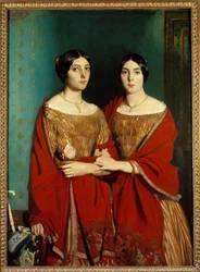 Mlles Chassériau, dites les deux sœurs. Portrait d