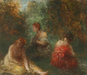 Les Baigneurs, c.1871-74