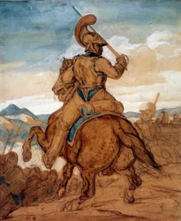 Carabinier ou cuirassier à cheval