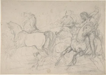 Cocher et cavalier