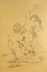 Nymphe et Satyre