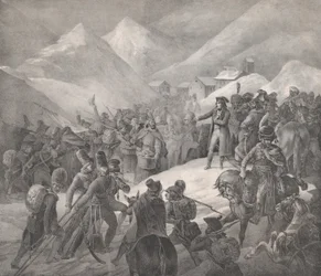Passage par le Mont Saint-Bernard, 1822