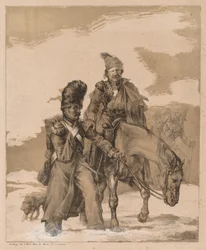 Retour de Russie, vers 1818