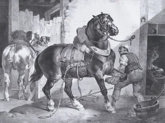 Le forgeron français, 1822
