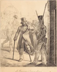 Le factionnaire Suisse au Louvre