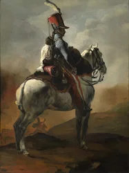 Trompettiste des Hussards, vers 1815-20
