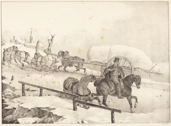 Wagoner Climbing a Hill (Roulier montant une cote)