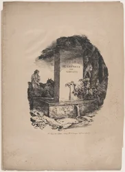 Abreuvoir, page de titre de « Études de chevaux » (Études de Chevaux)