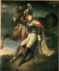 Dragoon blessé quittant le feu croisé ...