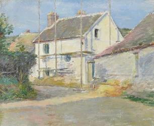 Maison avec échafaudage, Giverny