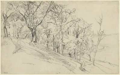 Forêt à Boisrémond (recto) ; Chalet dans une forêt (verso)