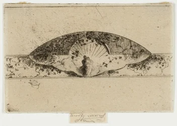 Jupiter et Alcmène Médaillon, esquisse pour la décoration d