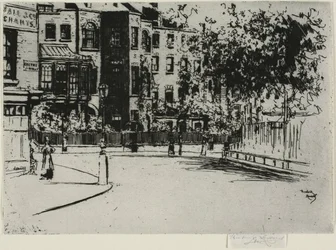 Le coin de Cheyne Walk, Chelsea