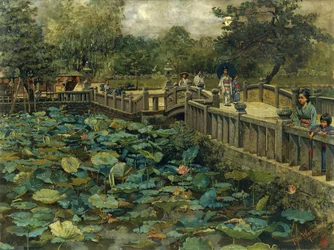 Étang de Lotus, Shiba, Tokyo