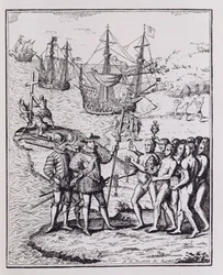Colomb à Hispaniola, de 