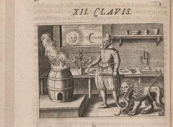 Illustration pour Tripvs avrevs, hoc est, Tres tractatvs chymici selectissimi