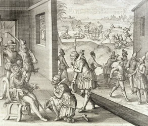 La Capture espagnole du Fort Caroline, 1565, de 