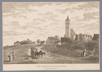 Vue du village de De Waal à Texel