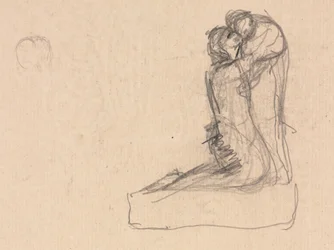 Esquisse de deux figures s