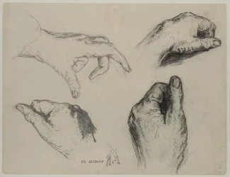 Étude de mains (recto)