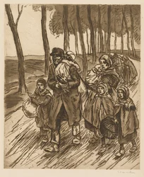 Famille de réfugiés
