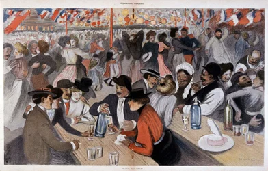 La fête du 14 juillet par Steinlen, n.d. vers 1902