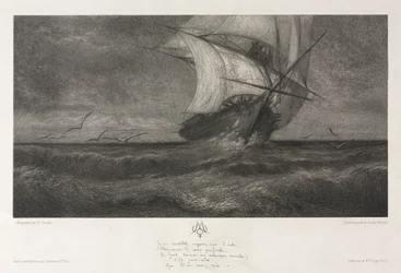 Le navire fantôme, ou Sur les vagues