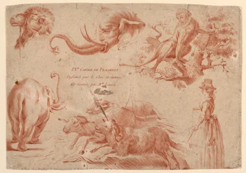 Page de titre, de "IXe Cahier de Fragment"