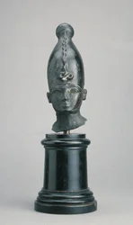 Tête du dieu Osiris (bronze)