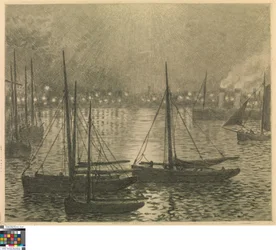 Boulogne-sur-Mer at Night